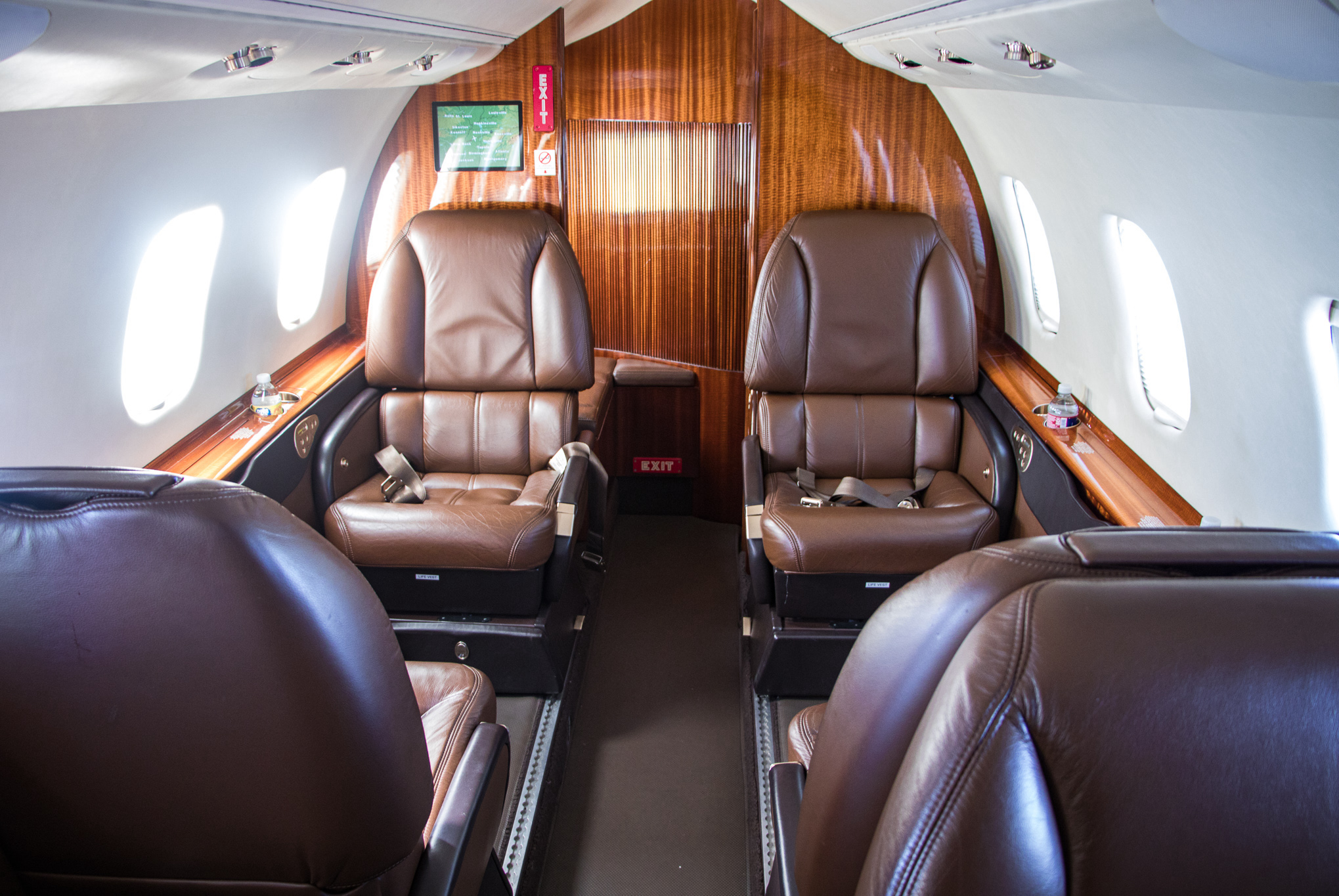 503AB__Interior private charter jets N510AB AB Jets